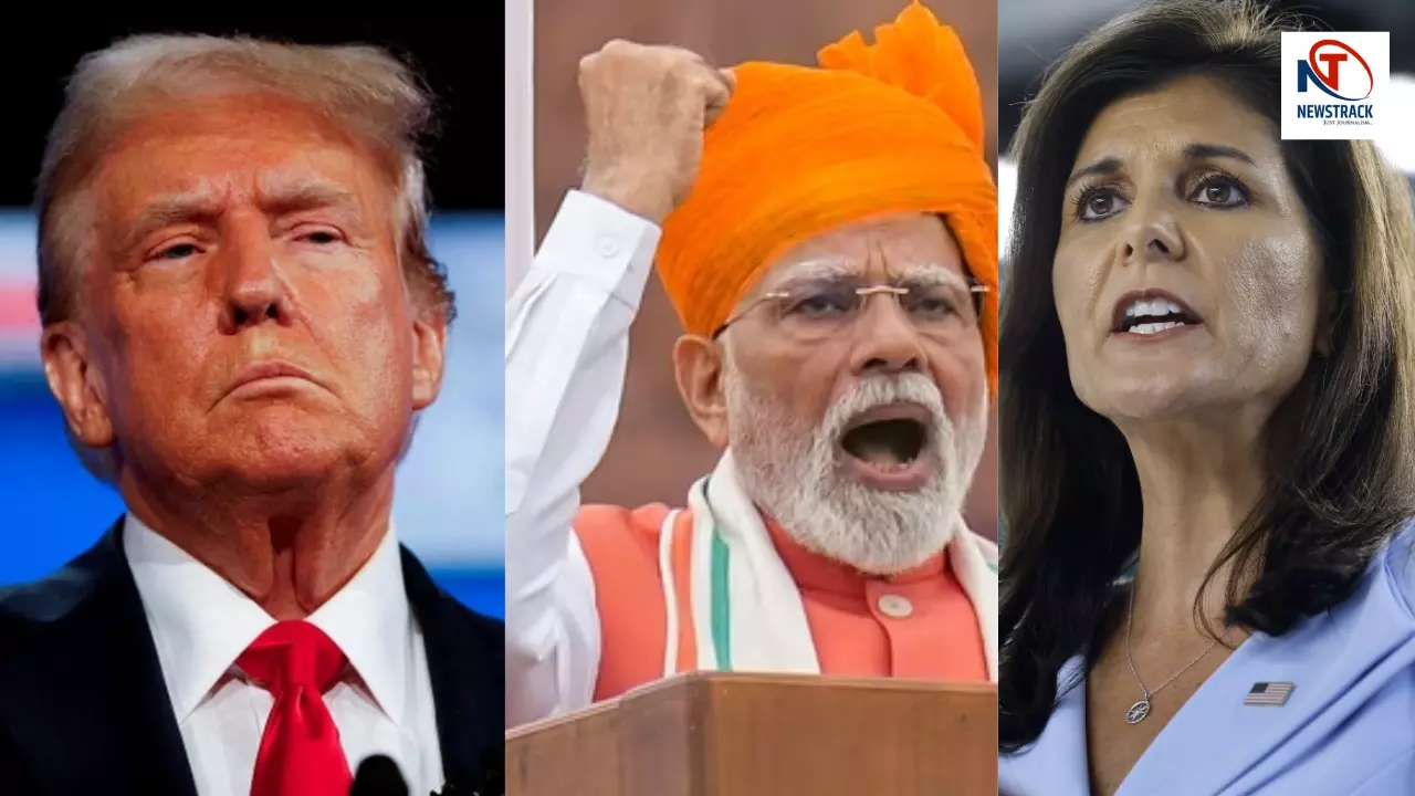 Donald Trump, Narendra Modi, Nikki Haley