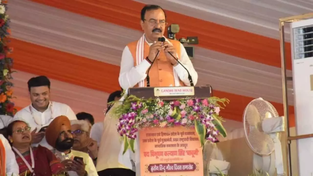 जल्दी अलीगढ़ को हरिगढ़ बना दो! डिप्टी CM केशव प्रसाद मौर्य के बयान से गर्मायी सियासत
