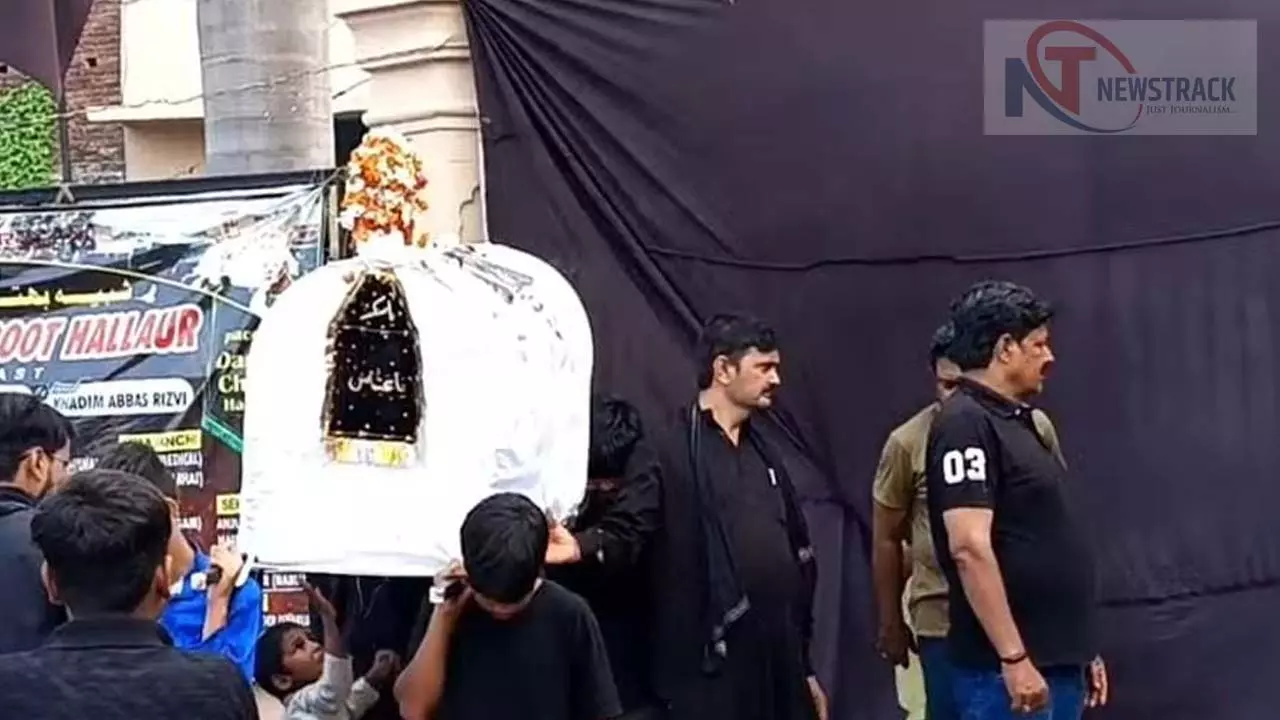 Coffins of 72 martyrs removed from Hallour in Siddharthanagar