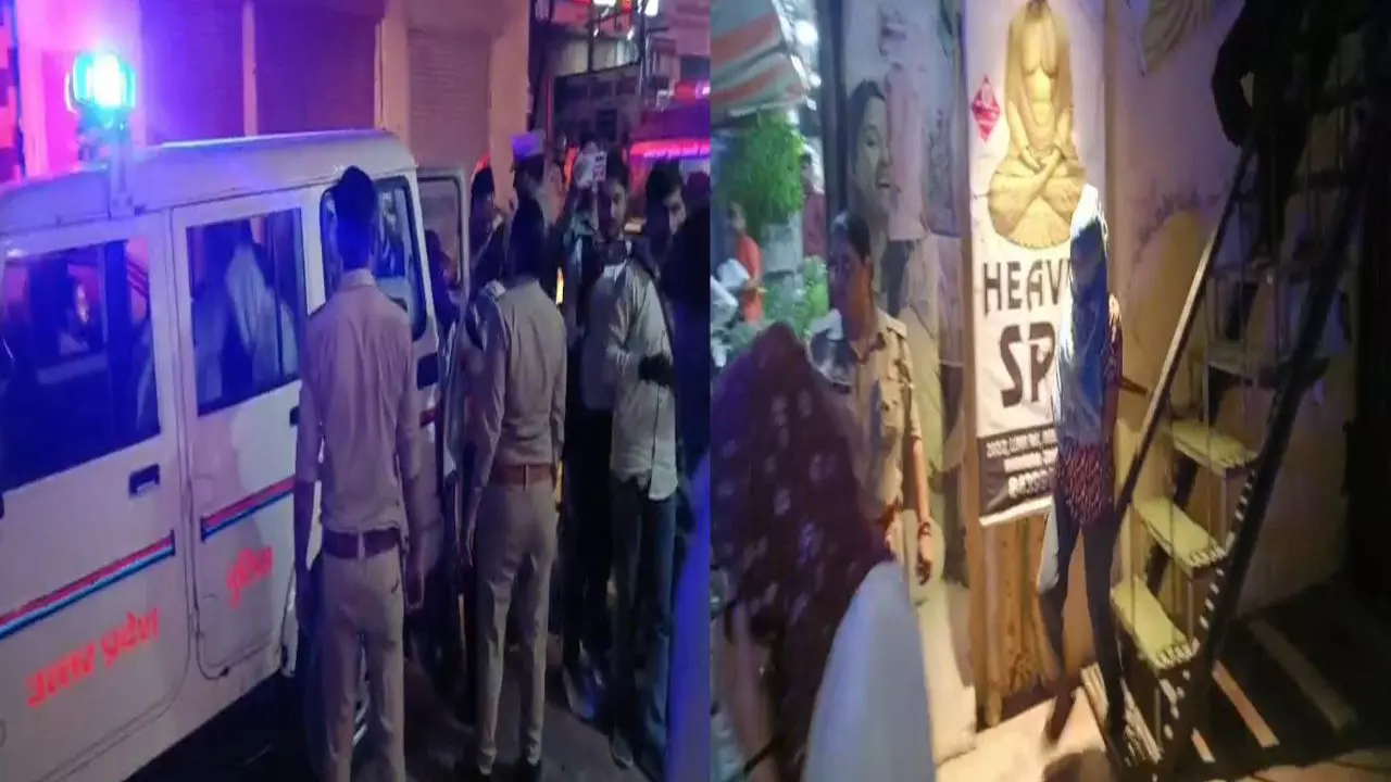 Mathura News: मथुरा के कृष्णा नगर में जिस्मफरोशी के अड्डों पर पुलिस का छापा