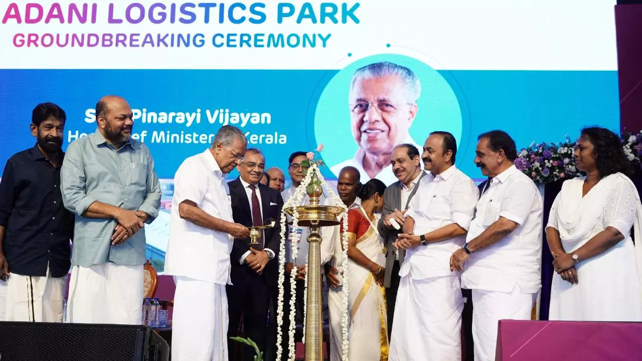 Adani Logistics Park Foundation Laid in Kochi, 1500 Jobs Ahead