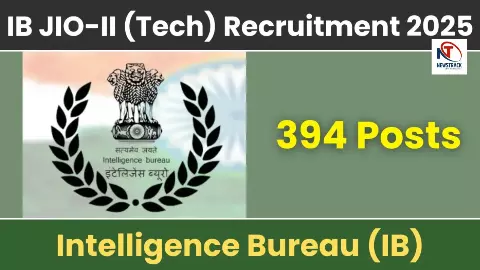 IB JIO Vacancy 2025