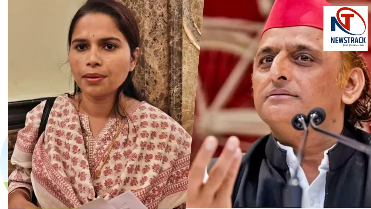 Akhilesh Yadav and Pooja Pal