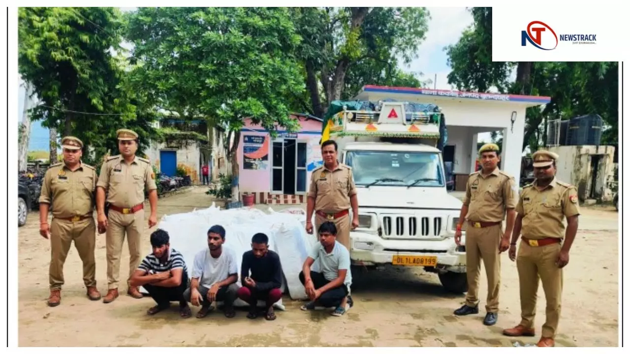 Bulandshahr News: यूपी से दिल्ली ले जाई जा रही 2 लाख की आतिशबाजी पकड़ी, 4 गिरफ्तार