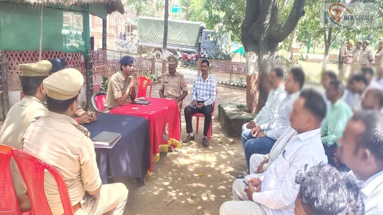 Operation Kavch, security meeting on Indo-Nepal border in Siddharthanagar