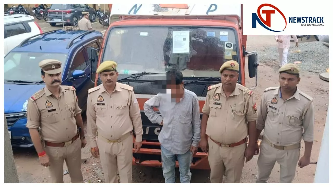 Mainpuri: कंटेनर से 46 पेटी अवैध शराब बरामद, चालक अरेस्ट