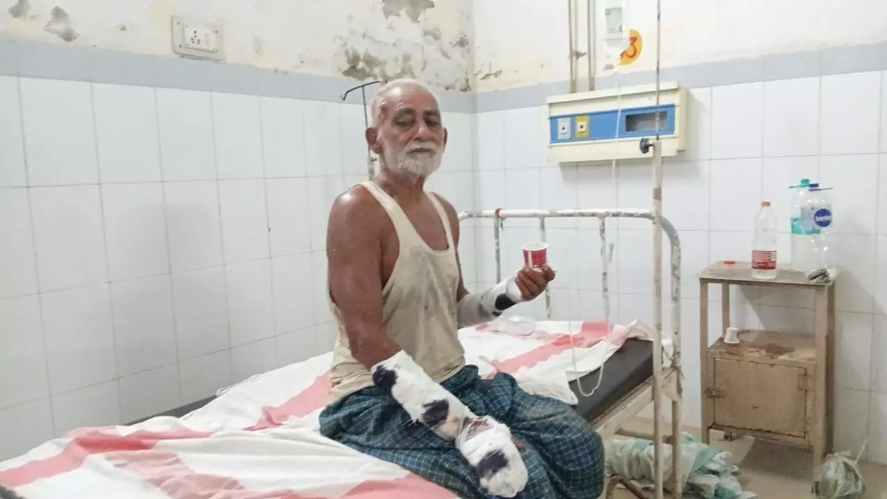 Chandauli News: जमीन विवाद में बदमाशों ने बुजुर्ग पर चलाई गोली, घायल अस्पताल में भर्ती