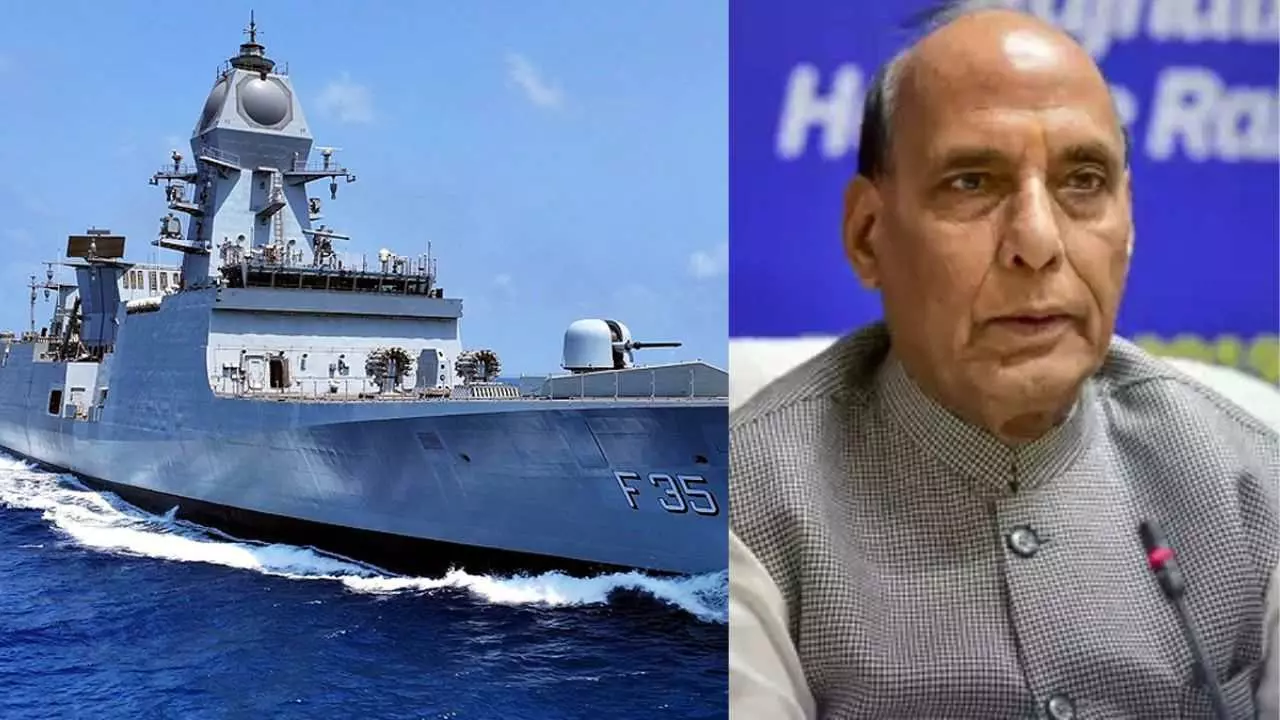 नौसेना में शामिल हुए INS उदयगिरी और हिमगिरी, राजनाथ सिंह ने किया कमीशन, आतंक को मिलेगा मुंहतोड़ जवाब