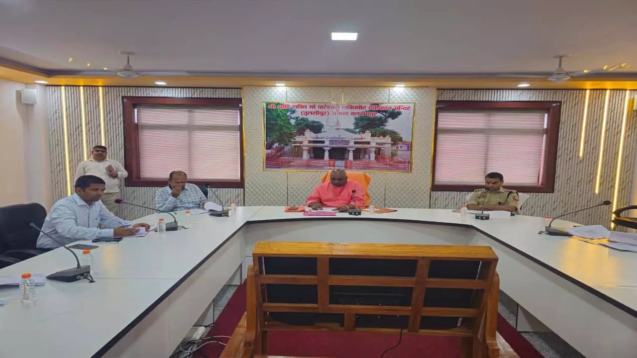 Meeting on preparations for Sharadi Navratri fair, review on security