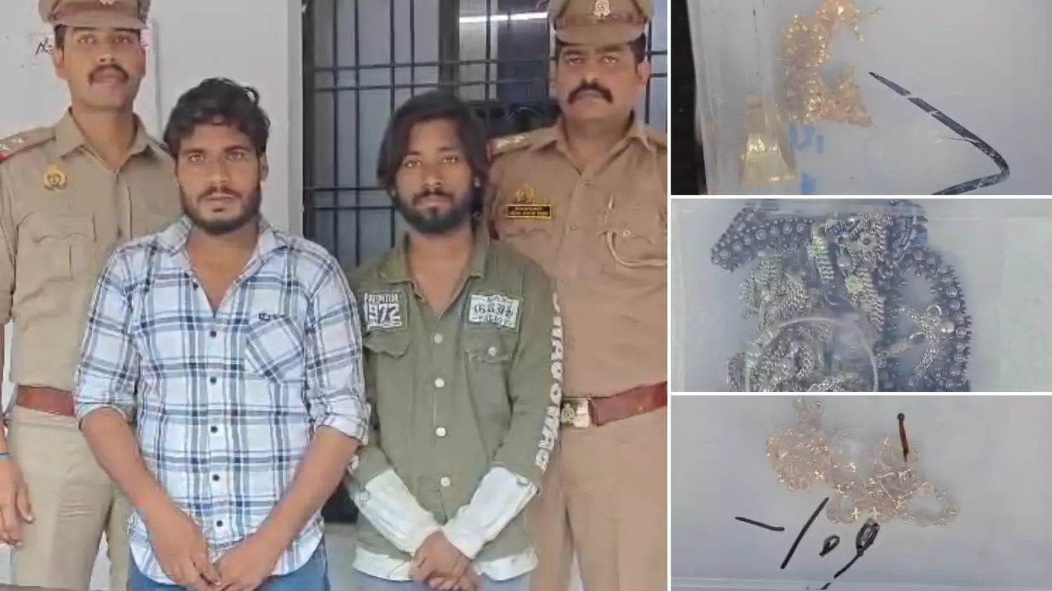 लखनऊ पुलिस ने 2 शातिर चोर किए गिरफ्तार! 25 लाख की ज्वैलरी के साथ स्कूटी और बाइक बरामद