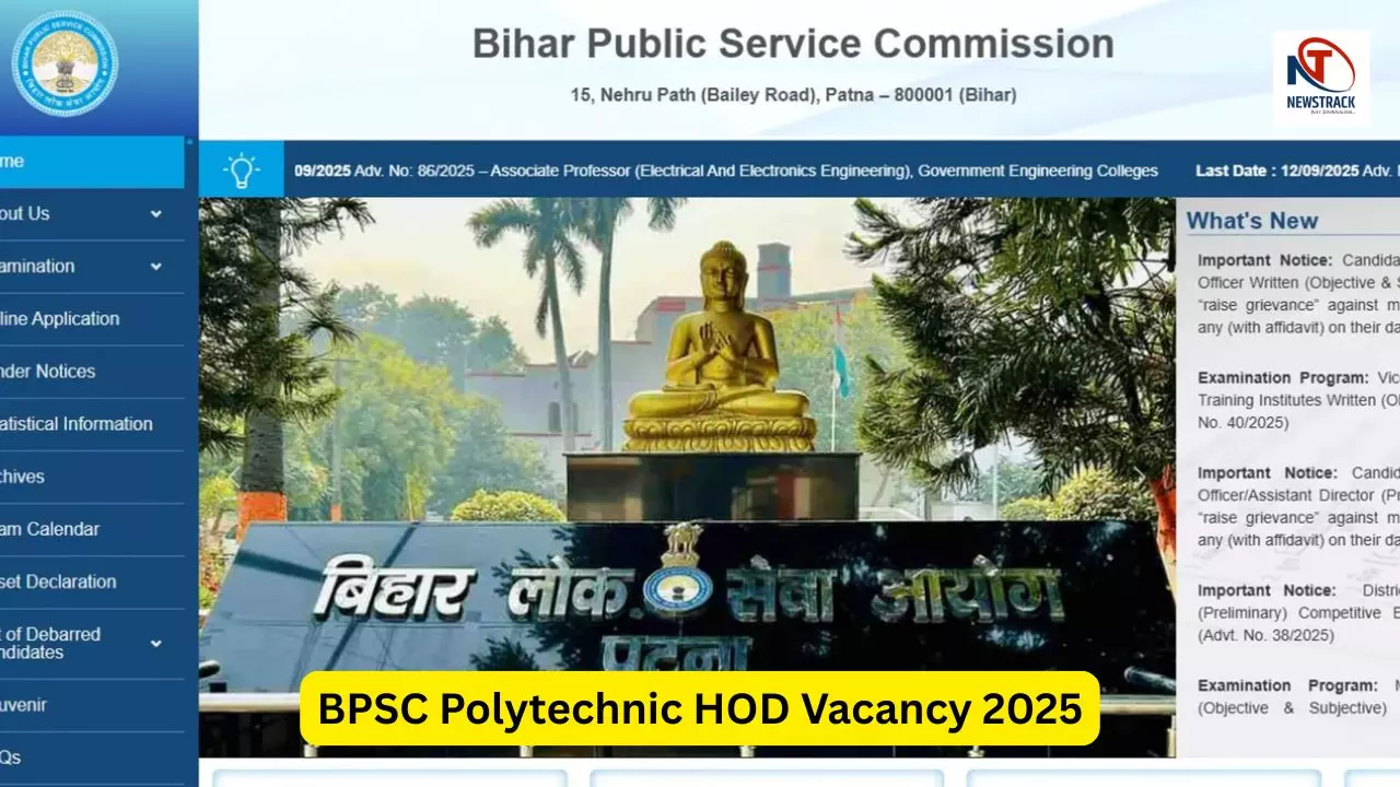 BPSC Polytechnic HOD Vacancy 2025