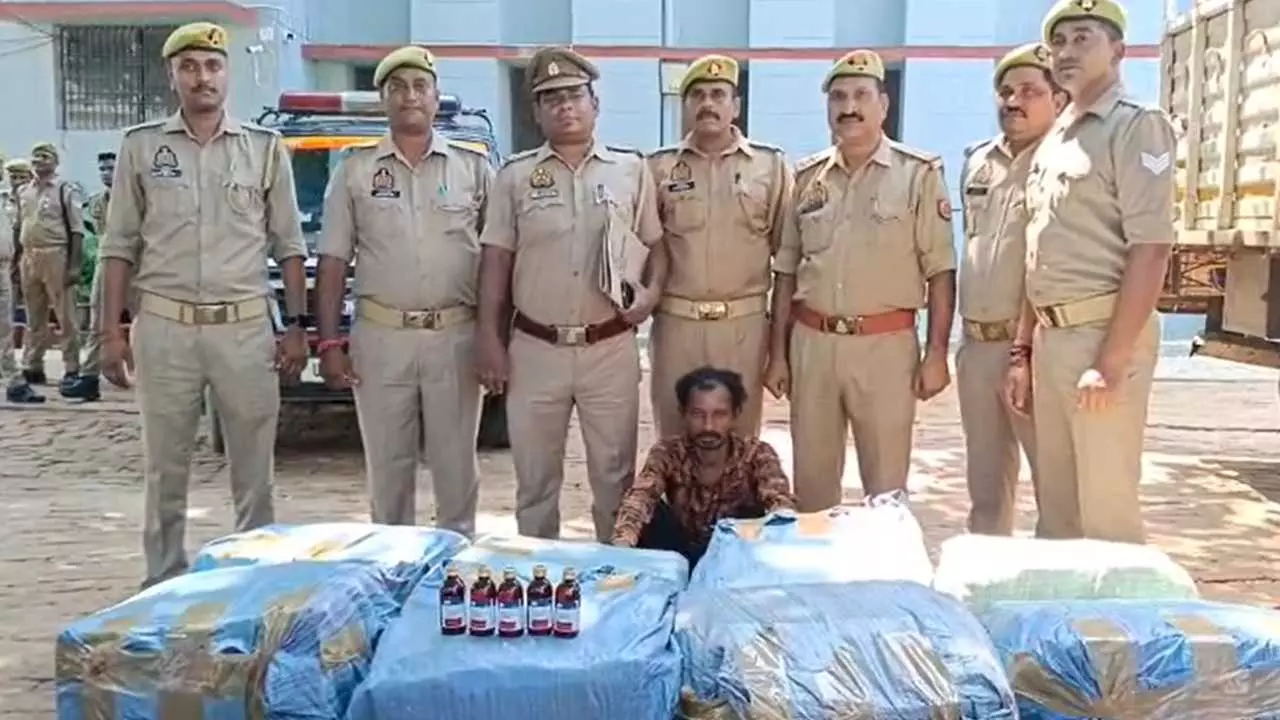 Mirzapur Police Seized 20 Lakh Worth Intoxicating Syrup
