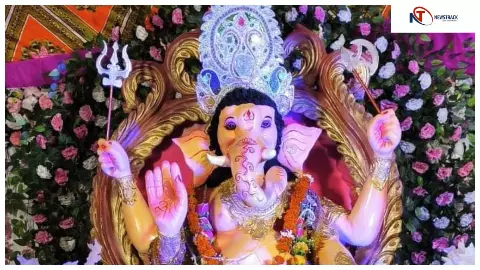 Balrampur News: बलरामपुर जिले भर में गणेश चतुर्थी की धूम, भव्य पंडालों में विराजे गणपति बप्पा Balrampur News: बलरामपुर जिले भर में गणेश चतुर्थी की धूम, भव्य पंडालों में विराजे गणपति बप्पा