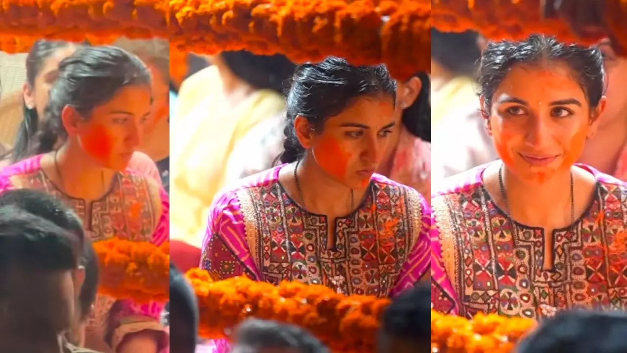 Radhika Merchant Ganpati Video