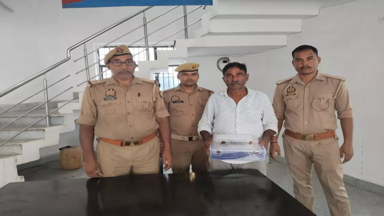 Chandauli News: अवैध हथियारों के साथ तस्कर गिरफ्तार, बिहार से लाकर बेचता था चंदौली में