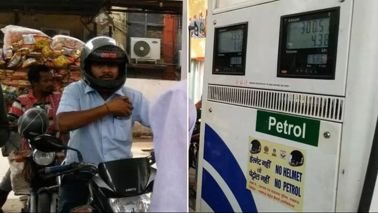 Helmet Campaign In UP