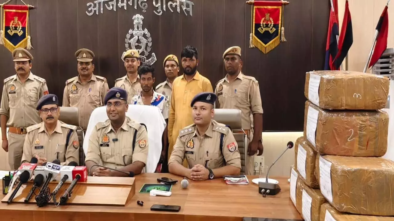 69,812 kg of illegal ganja worth about Rs 2.2 lakh recovered from interstate ganja smugglers