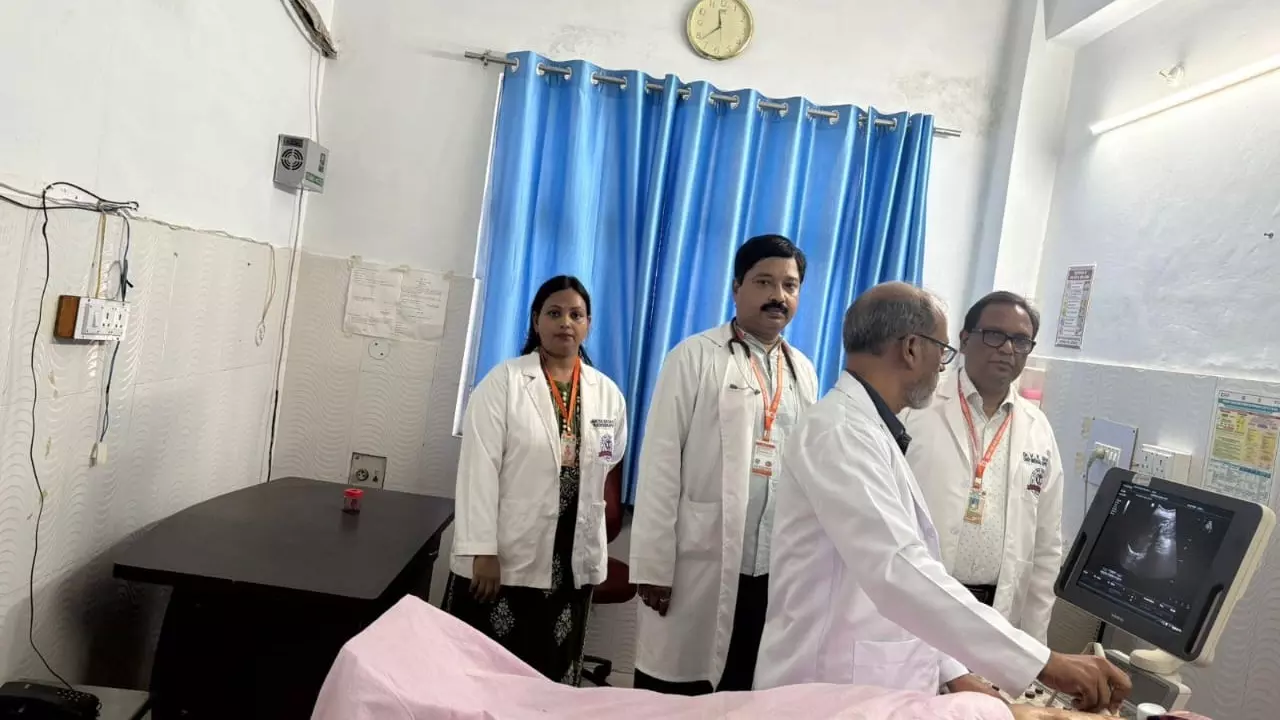 लखनऊ के राम सागर मिश्रा अस्पताल में रोगियों के लिए शुरू हुई अल्ट्रासाउंड जांच सुविधा