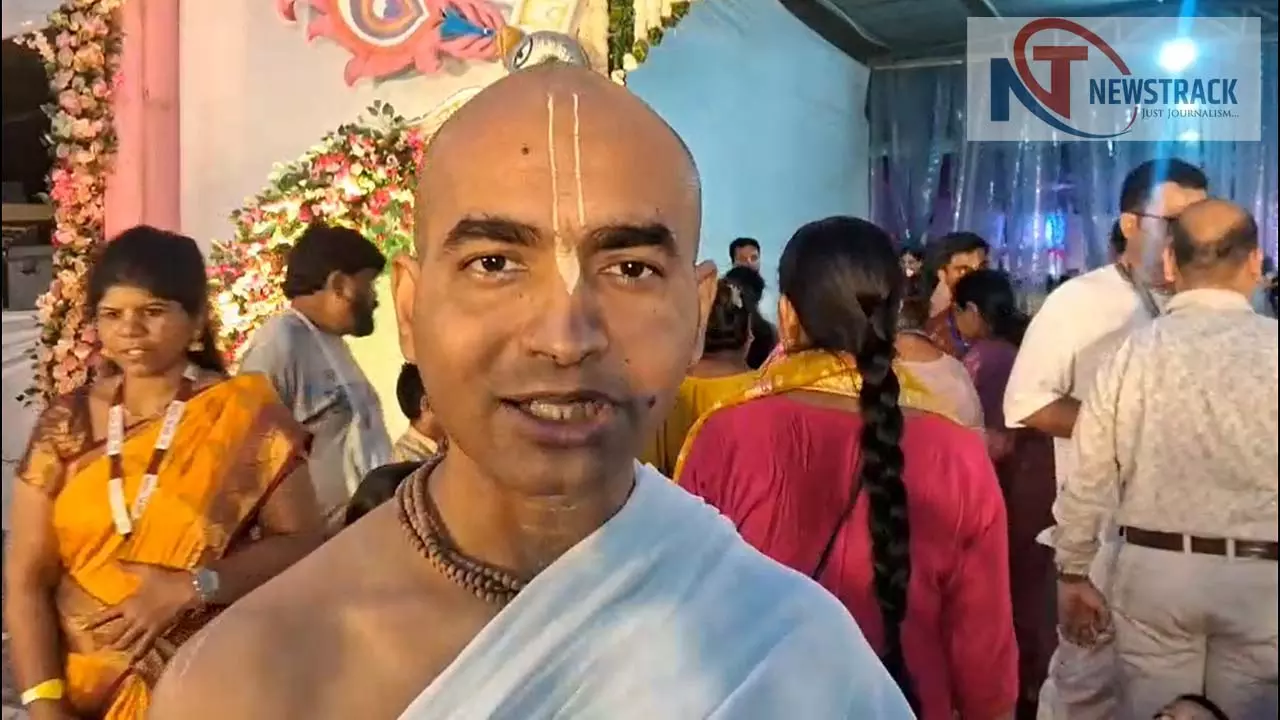 Mathura News: राधा रानी के चरणों में पूर्ण समर्पण से ही संभव है श्रीकृष्ण भक्ति- चंचलापति दास