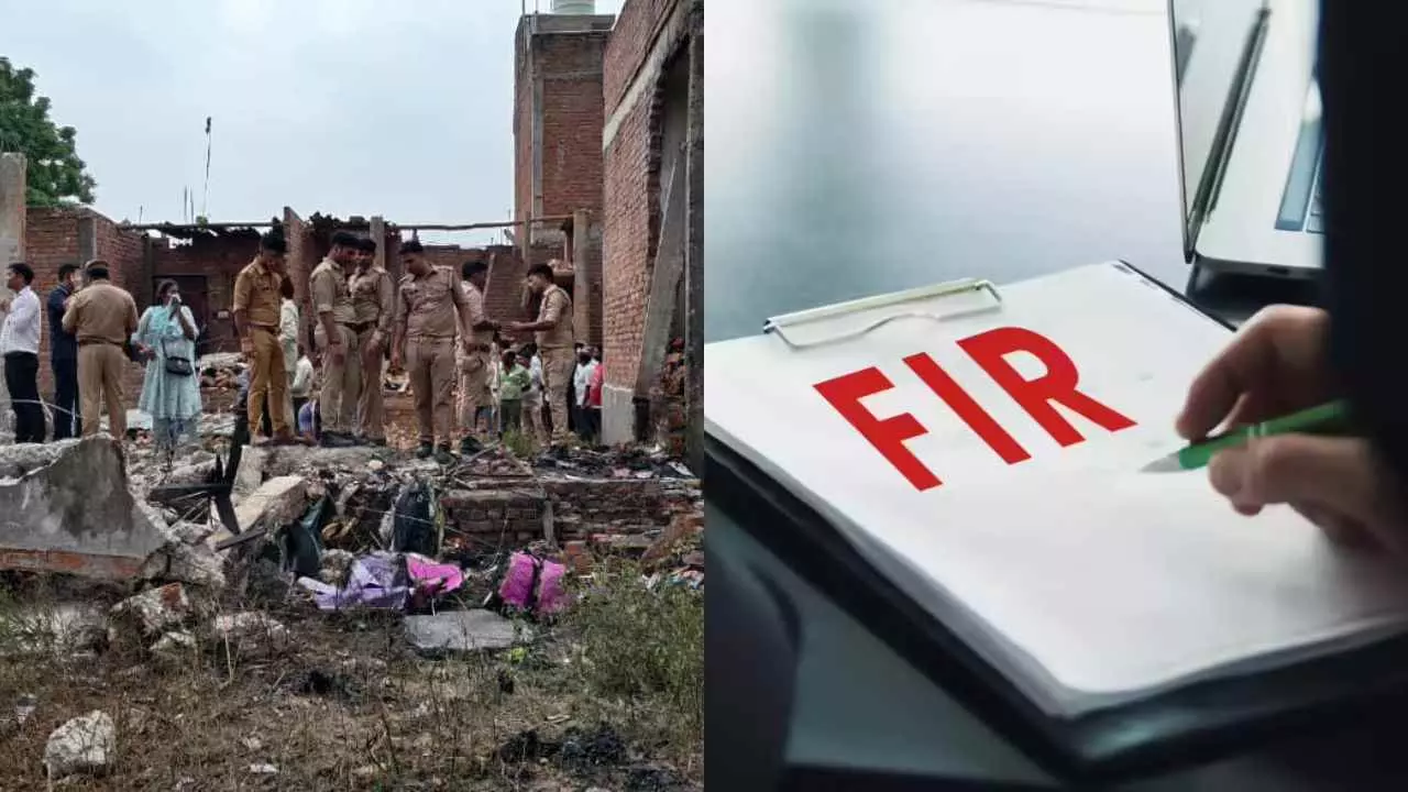 बेहटा गांव में हुए धमाके में आया ट्विस्ट, मृतक पर भी दर्ज हुई FIR, पुलिस की जांच पर उठे सवाल