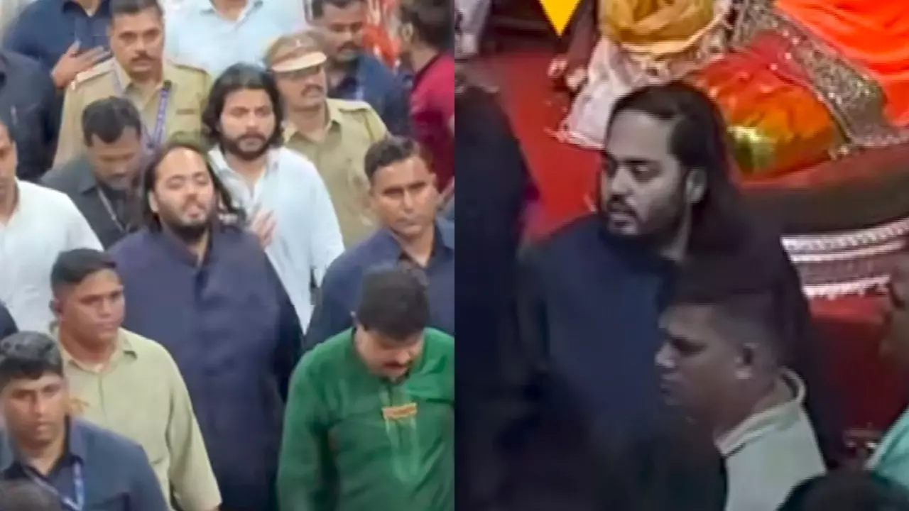 Anant Ambani Lalbaugcha Raja Viral Video