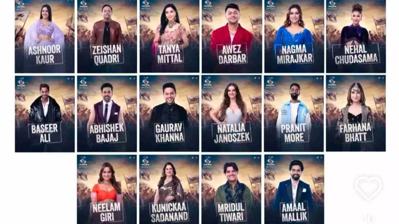 Bigg Boss 19 Contestants Fees Bigg Boss 19 Contestants Fees