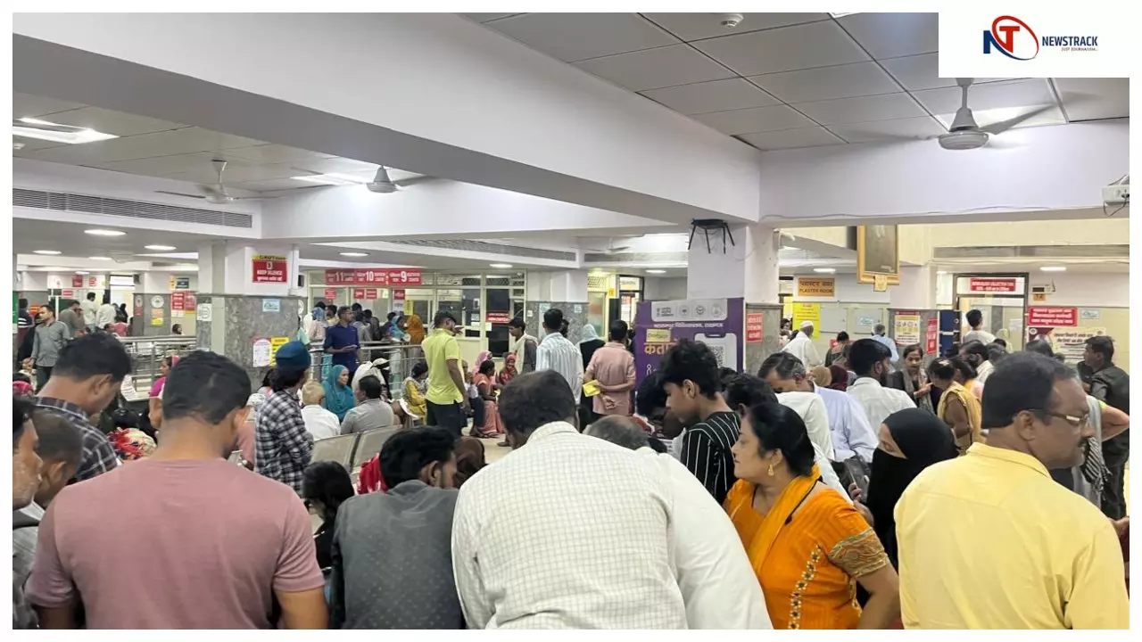 अस्पतालों की ओपीडी में बढ़ी मरीजों की भीड़! दोपहर 1 बजे तक बने 8 हज़ार से ज़्यादा पर्चे
