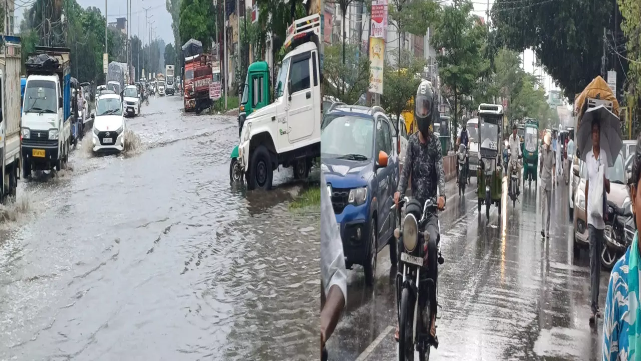 Hapur News: हापुड़ में बारिश का कहर: 48 घंटे से लगातार झमाझम बारिश, जलभराव से जनजीवन अस्त-व्यस्त
