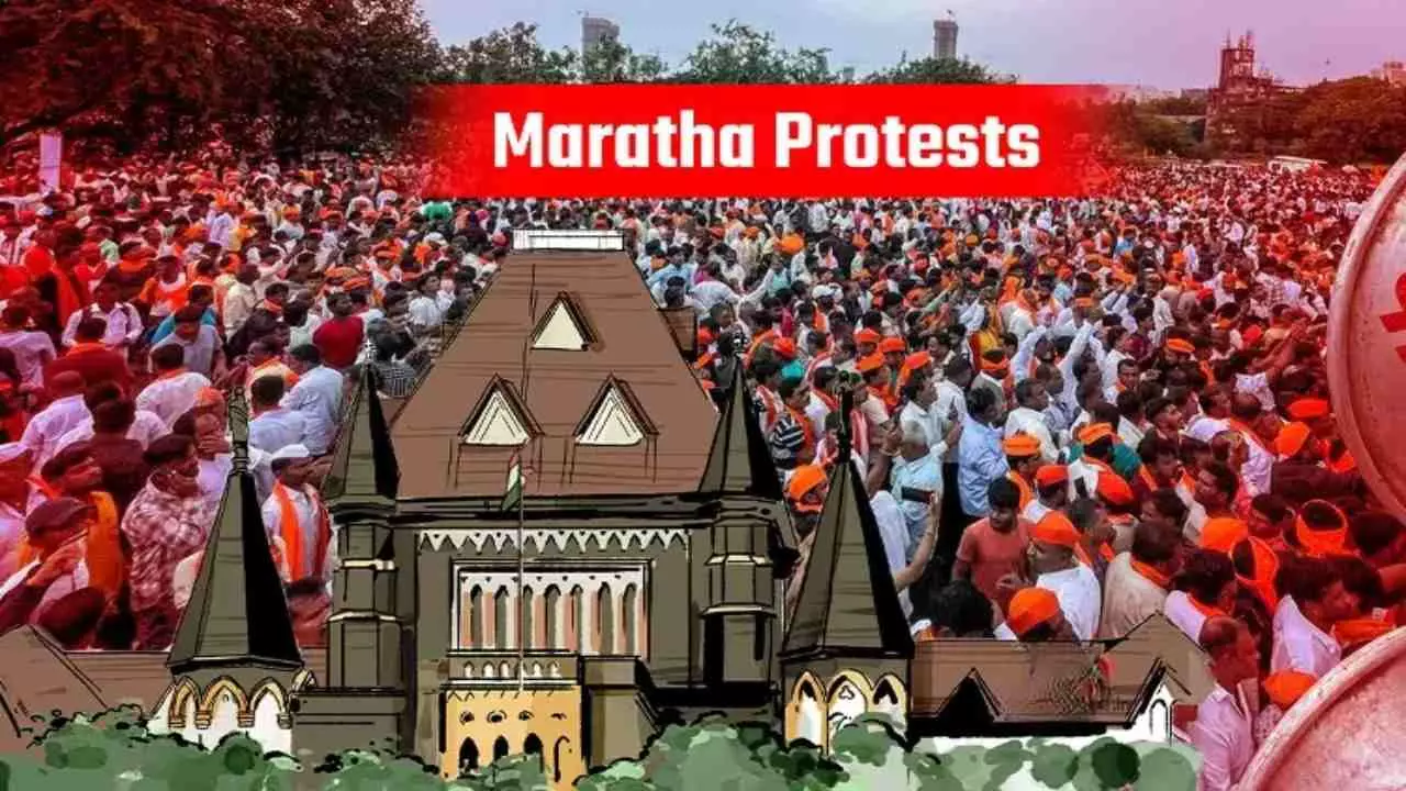मराठा आंदोलन से ठप हुई मुंबई की रफ्तार, जज को चलना पड़ा पैदल, HC ने लगाई फटकार