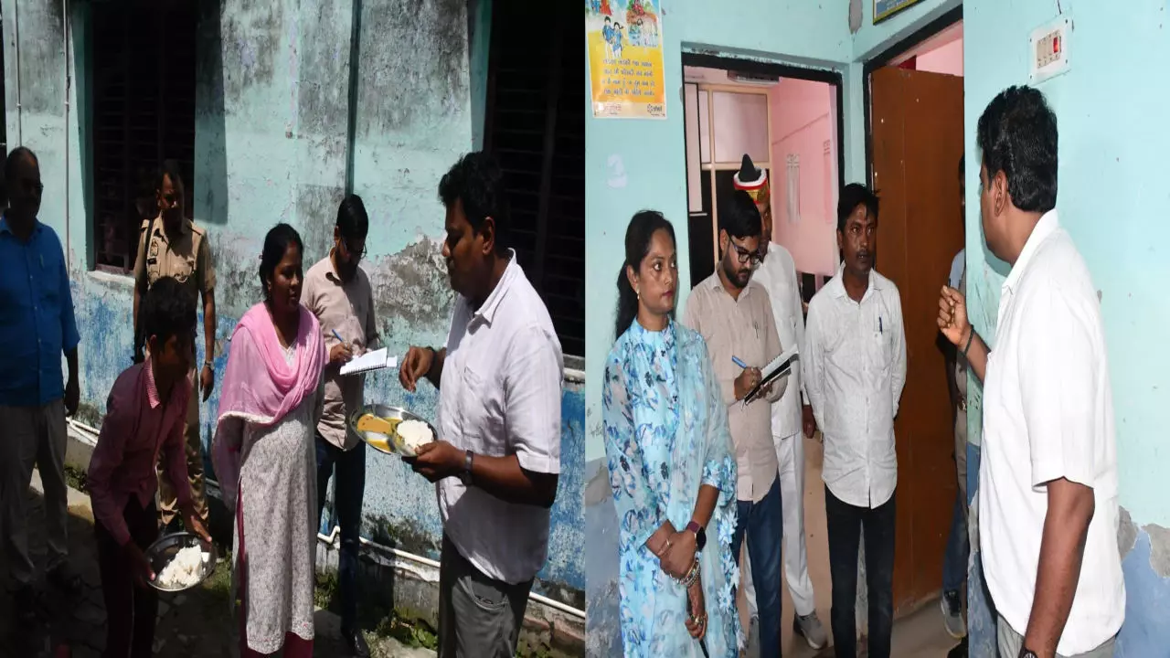 Siddharthnagar News: परसिया के स्कूलों का DM ने किया निरीक्षण, मिड-डे मील और साफ-सफाई में खामियां