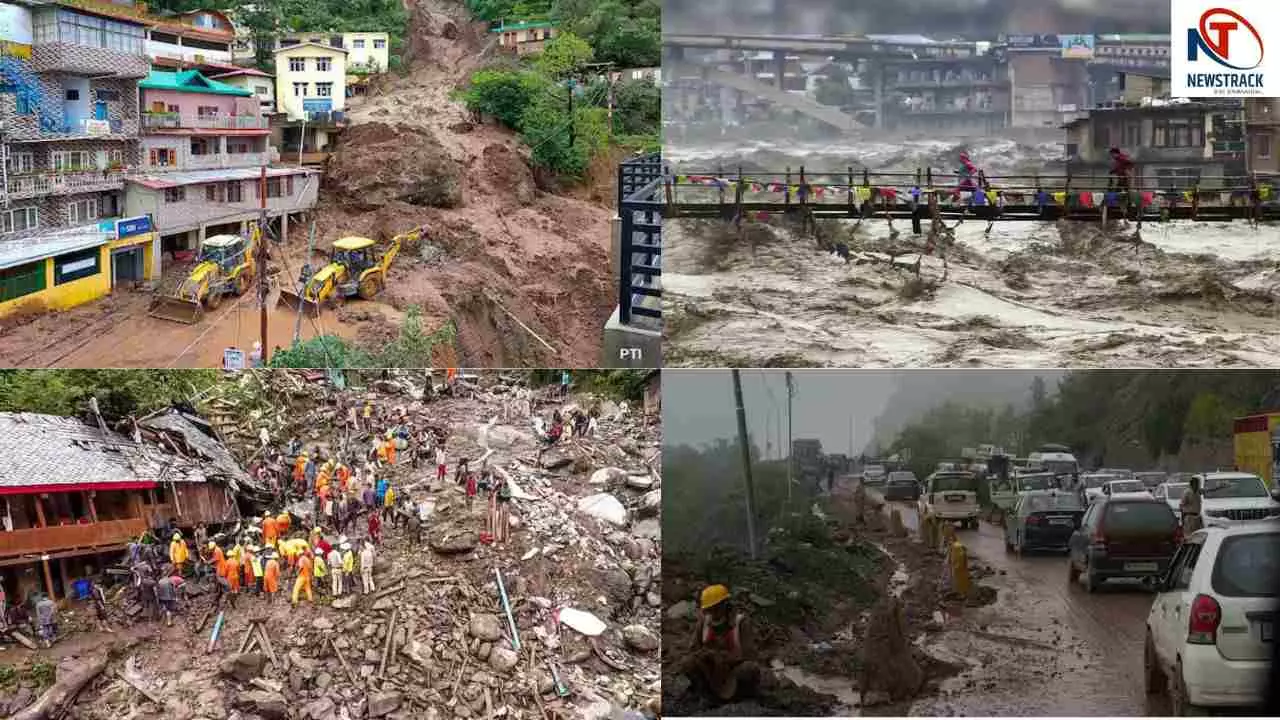 हिमाचल में बरस रहा कुदरत का कहर, नेशनल हाईवे से लेकर रेल सेवा तक सब हुआ बंद, रेड अलर्ट जारी