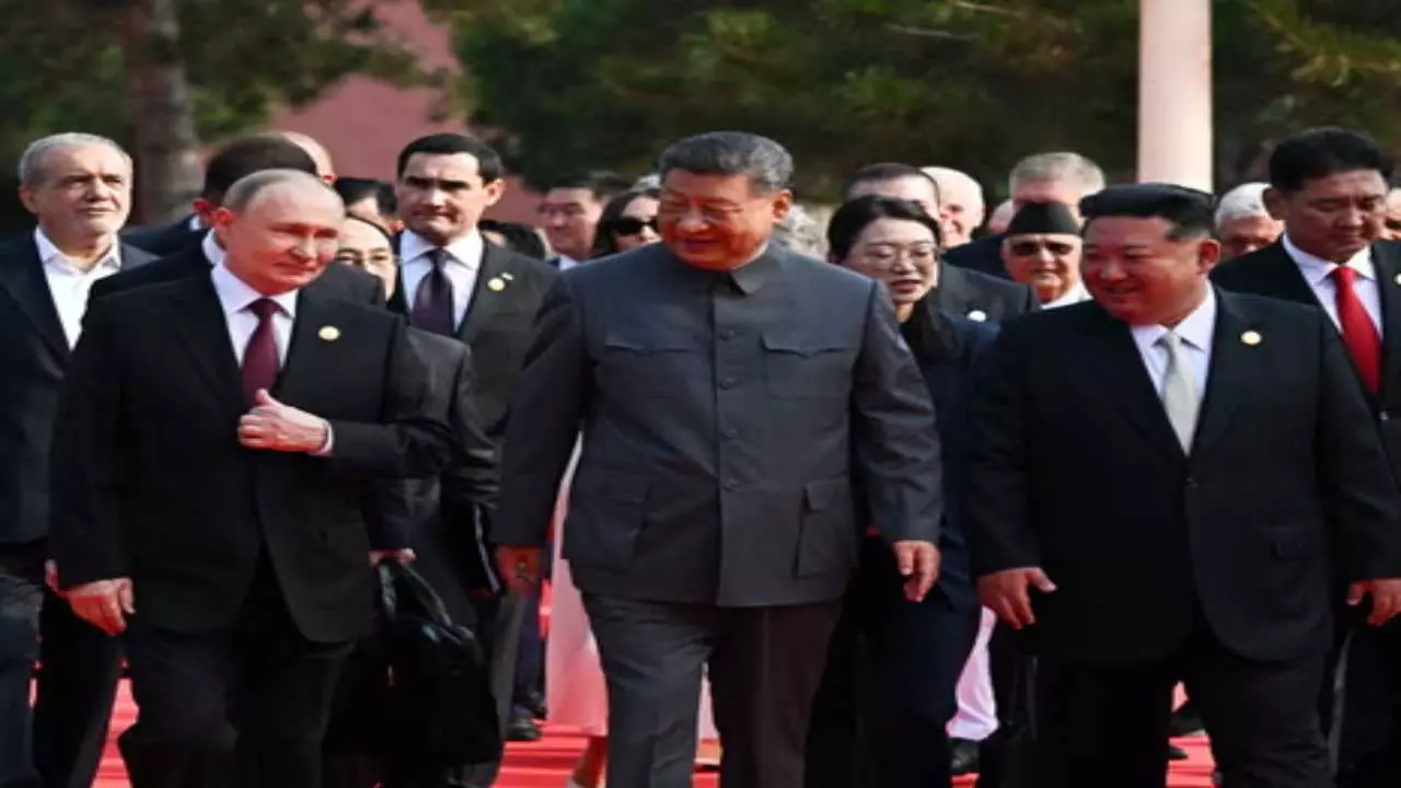 चीन के विक्ट्री डे परेड में लगा अमेरिका के दुश्मनों का जमावड़ा, दुनिया ने देखा ऐतिहासिक नजारा