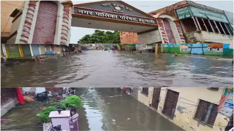 Shamli News: शामली में मूसलाधार बारिश से हाहाकार, एक घंटे की बारिश ने खोली नगर पालिका की पोल