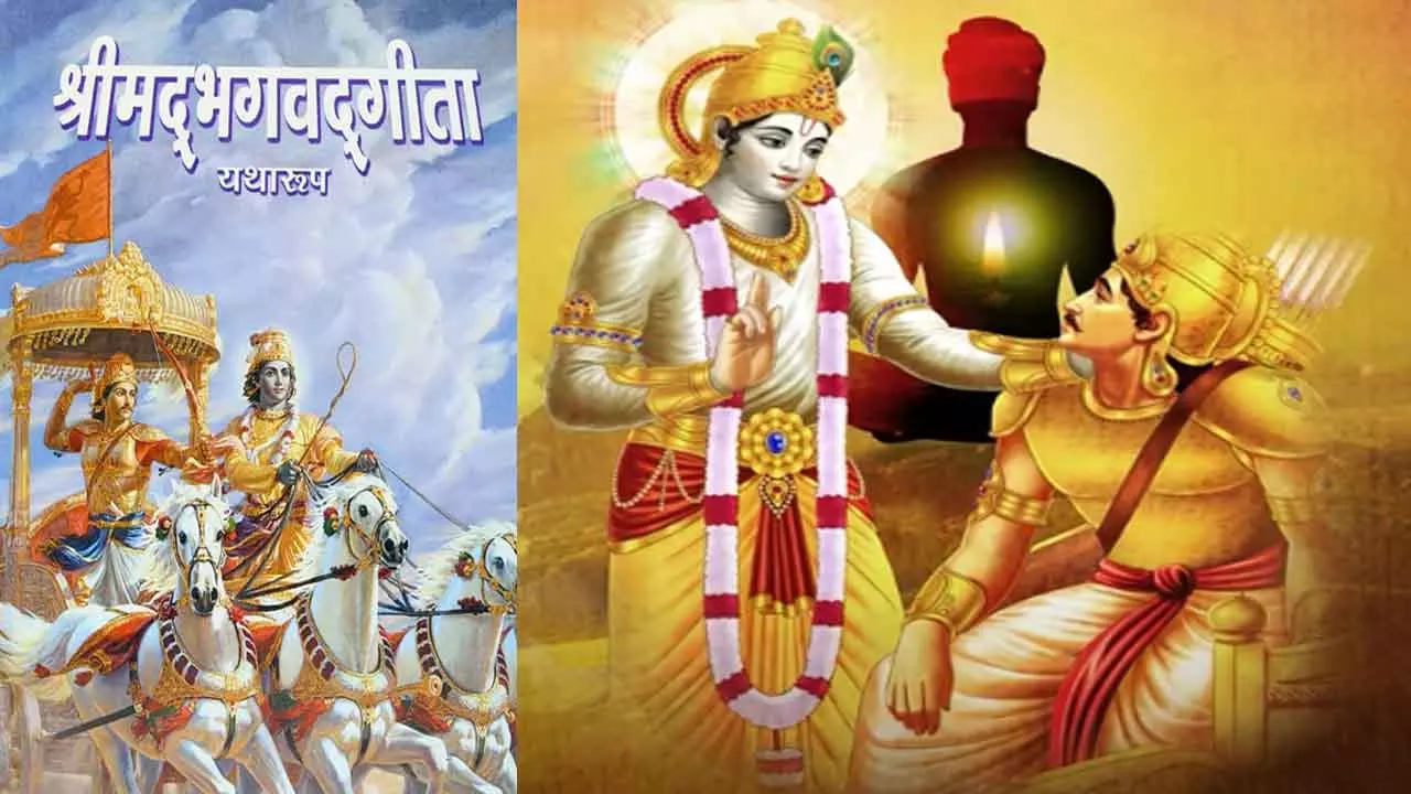 Bhagavad Gita ,Social media