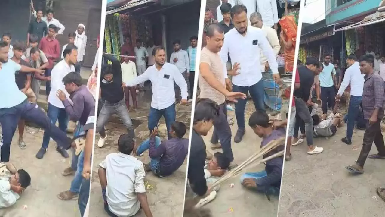 कौशांबी में दो दलित युवकों की बेरहमी से पिटाई का वीडियो हुआ वायरल, पुलिस प्रशासन में मचा हड़कंप
