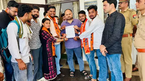 Hapur ABVP protest Hapur ABVP protest