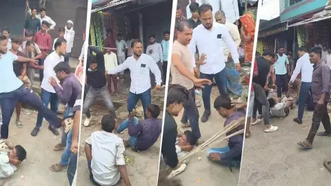 कौशांबी में दो दलित युवकों की बेरहमी से पिटाई का वीडियो हुआ वायरल, पुलिस प्रशासन में मचा हड़कंप