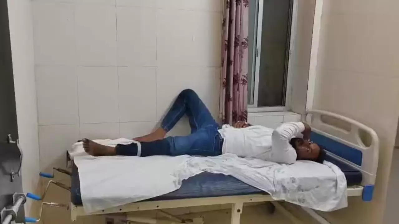 दलित की पिटाई करने वाला आरोपी सद्दाम हुसैन मुठभेड़ में गिरफ्तार