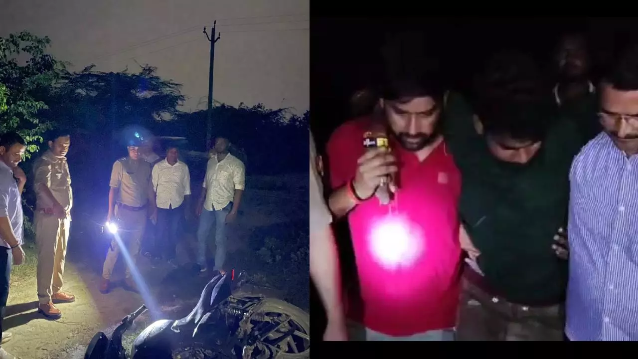 Pratapgarh News: पेट्रोल पंप लूट के आरोपी की पुलिस से मुठभेड़, पैर में लगी गोली, गिरफ्तार