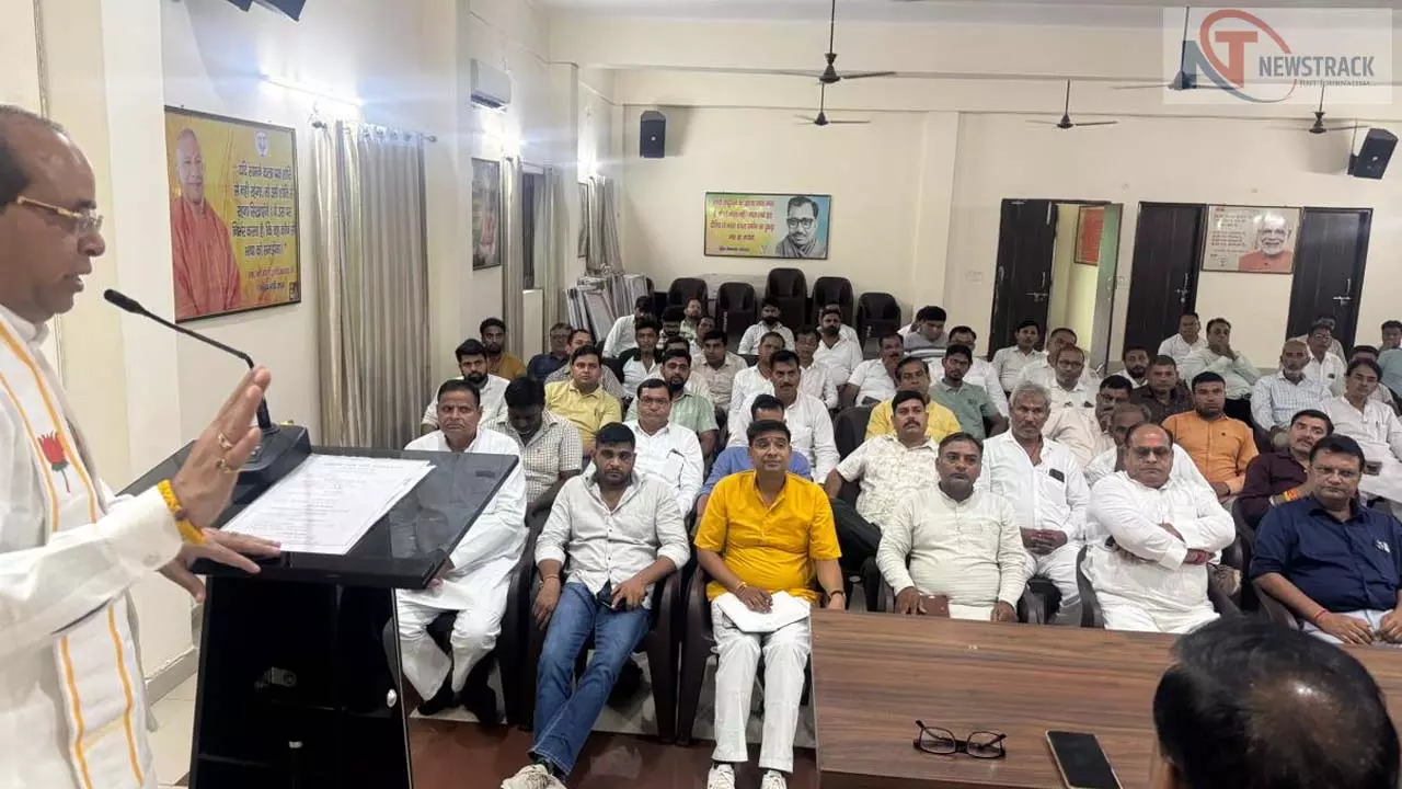 BJP district workshop completed, strategy based on service fortnight, leaders shouted loudly