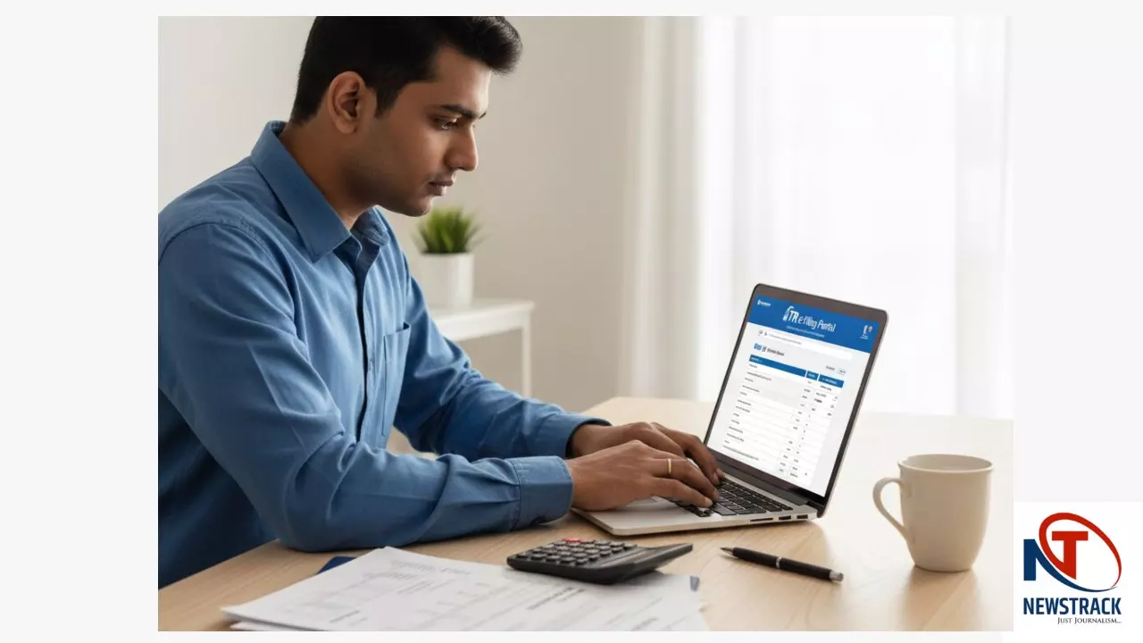 ITR 2024-25 online e-filing on laptop