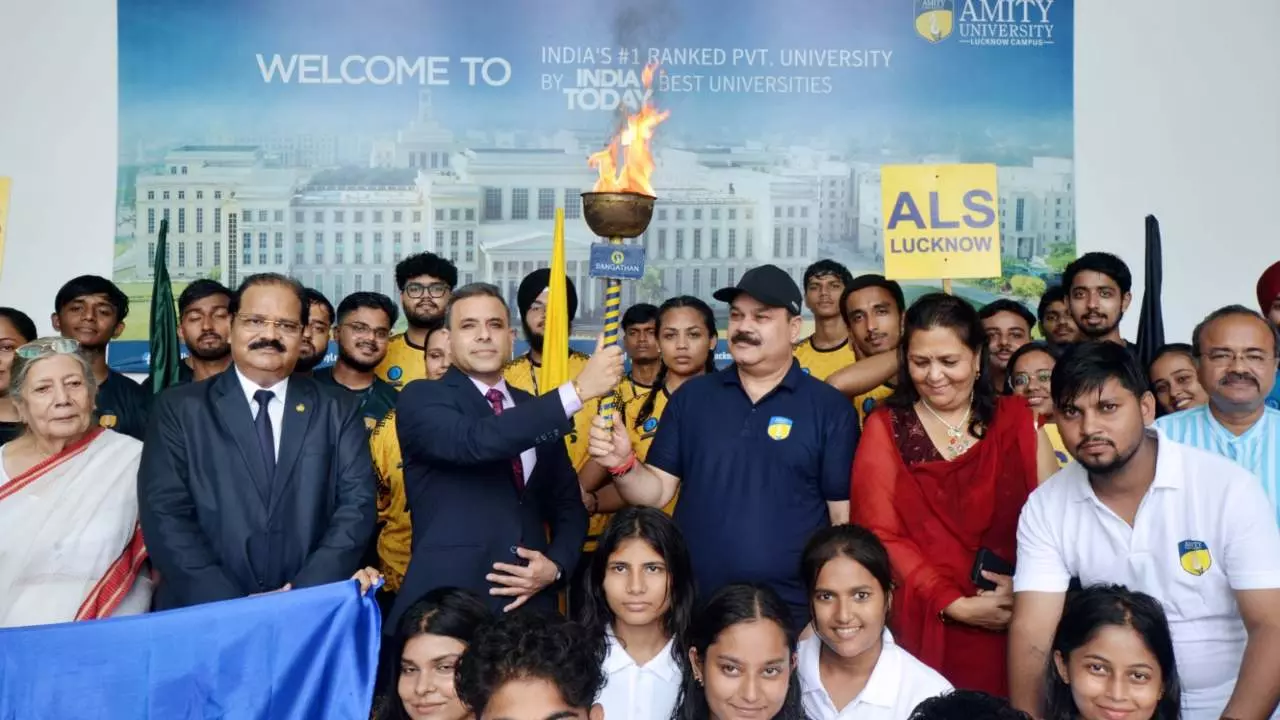Annual sports festival Amity University Lucknow