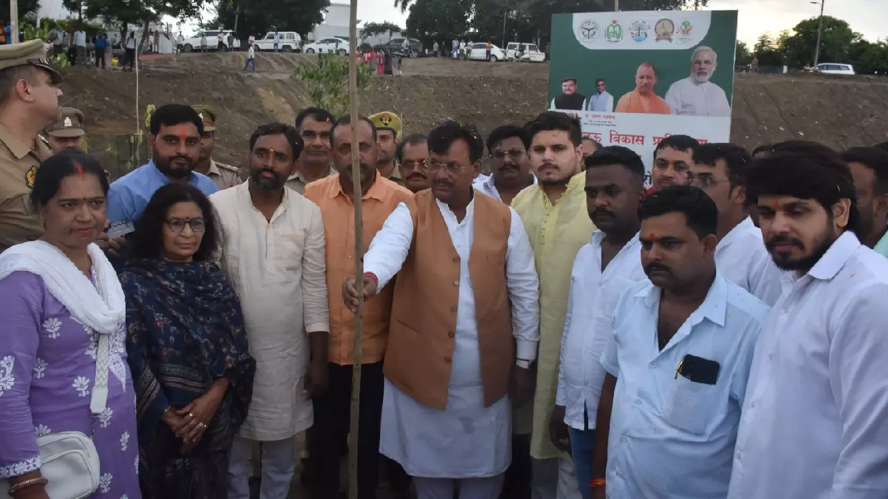 Plantation started in Urmila Van