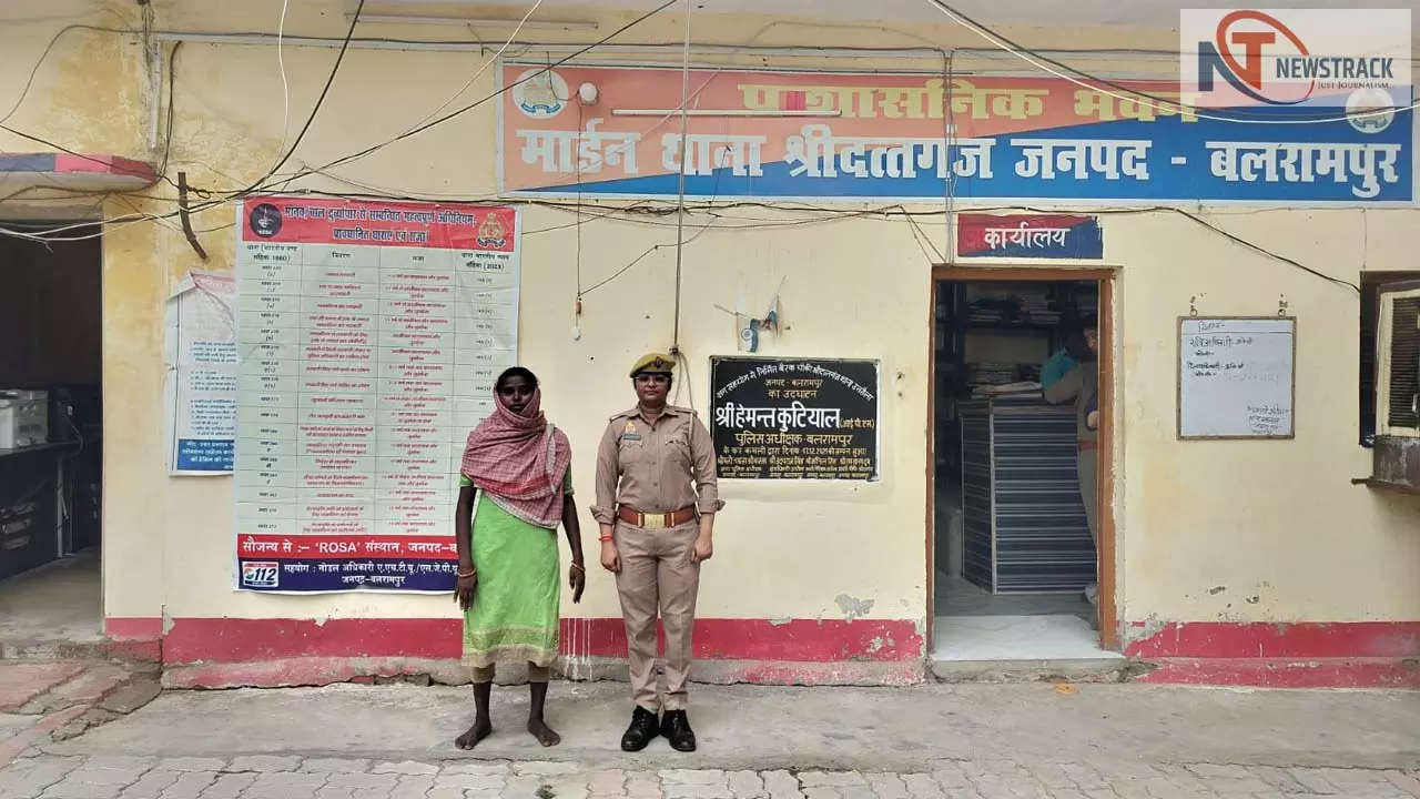 Theft revealed in Balrampur: Local police arrest accused woman
