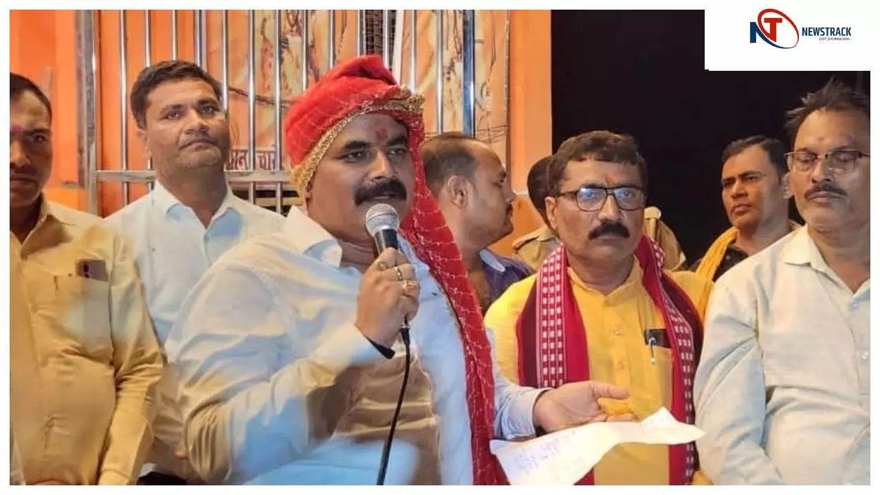 विधायक ने सीसी रोड का किया लोकार्पण, दर्शनार्थियों और ग्रामीणों का सुगम होगा आवागमन - रमेश