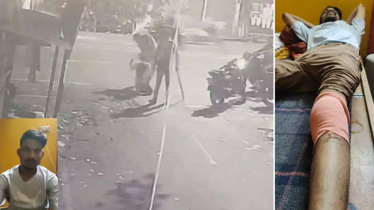 जाति पूछी फिर... हैवान बनी लखनऊ पुलिस! बीच सड़क दलित युवक को दौड़ाकर पीटा, दी जातिसूचक गालियां