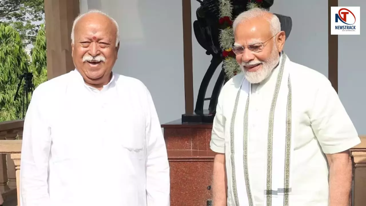 PM Modi Pens Note For RSS Chief Mohan Bhagwat