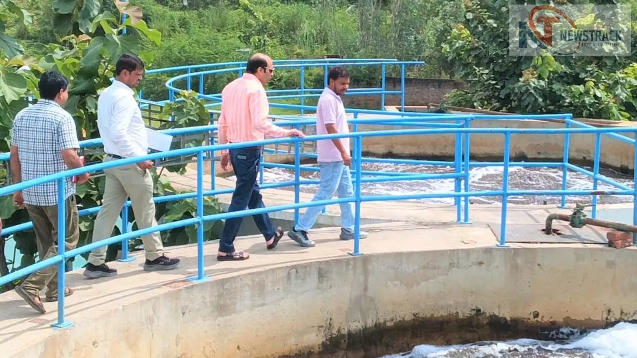DM inspected the STP plant and MRF center and checked the arrangements