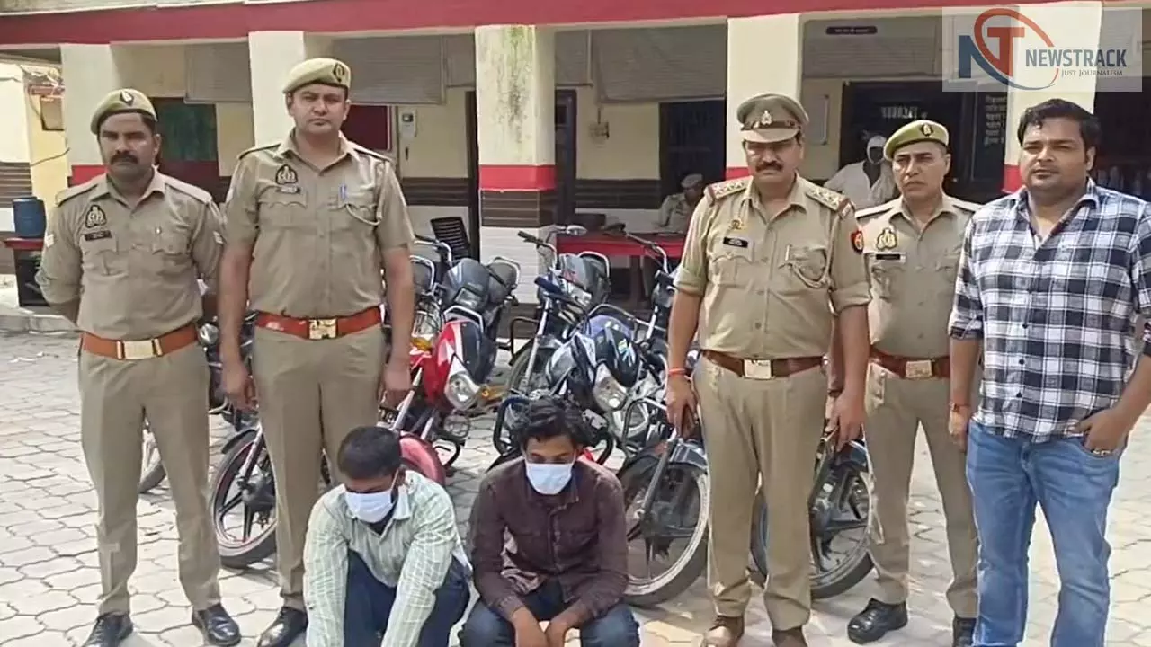 Shamli police arrest international vehicle thief gang, recover 11 bikes