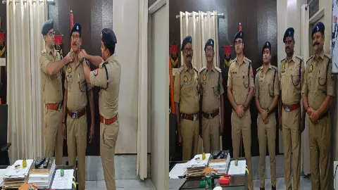 Chandauli News: चार नए CO का हुआ सम्मान, दो IPS अफसरों ने लगाए बैज Chandauli News: चार नए CO का हुआ सम्मान, दो IPS अफसरों ने लगाए बैज
